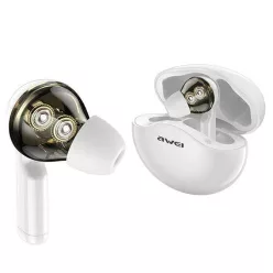 TWS AWEI (T12) Bluetooth sport fülhallgató fehér