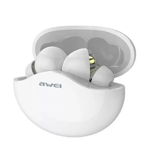 TWS AWEI (T12) Bluetooth sport fülhallgató fehér