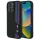 iPhone 16 Pro Eredeti BMW Szilikon Keménytok Tricolor Lines MagSafe (BMHMP16L23SCUK) fekete tok