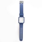 Apple Watch 42/44/45 mm Beline Silicone óraszíj + tok kék