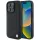 iPhone 16 Pro Fekete BMW Signature Leather Crossing Lines mintás tok