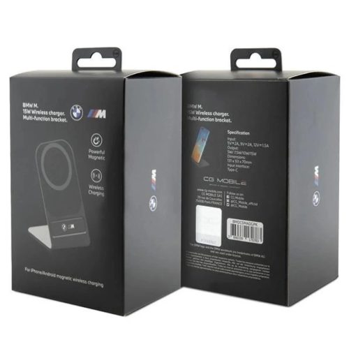 BMW nice induction BMDCSMADGPK 15W fekete/fekete M Edition MagSafe
