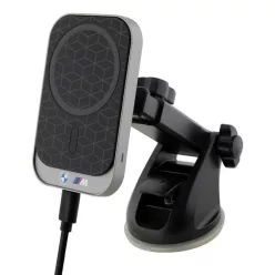   BMW vezeték nélküli töltő BMMWCCMPGPK 15W műszerfalra/szélvédőre/szellőzőrácsra fekete MagSafe M Edition