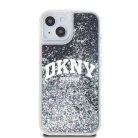 DKNY Liquid Glitter Arch Logo tok iPhone 14 fekete