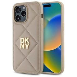 Apple iPhone 14 Pro Bézs DKNY Quilted Stack Logo tok