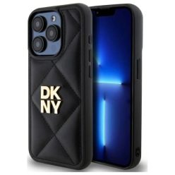 iPhone 15 Pro Max Fekete DKNY Steppelt Logós tok