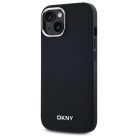 iPhone 14 6.1" Fekete DKNY DKHMP14SPSCMCLK kemény tok Plain Logo MagSafe tok