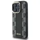 iPhone 16 Pro Fekete DKNY Kockás Minta MagSafe Tok