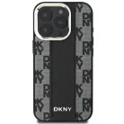 iPhone 16 Pro Fekete DKNY Kockás Minta MagSafe Tok