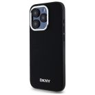 iPhone 15 Pro Max fekete tok DKNY DKHMP15XPSCMCLK Plain Logo MagSafe