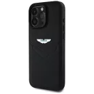 Aston Martin HC Leather Victory Design iPhone 16 Pro tok fekete
