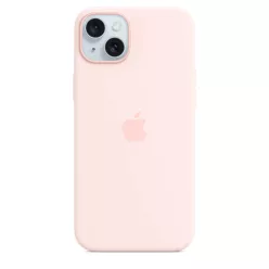   iPhone 15 Plus szilikontok világos rózsaszín (MT143ZM/A) Apple gyári MagSafe-rögzítésű