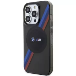  iPhone 14 Pro Max BMW BMHMP14XHDTK Tricolor Stripes MagSafe tok szürke