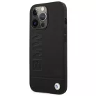 iPhone 14 Pro Max 6,7" fekete BMW BMHMP14XSLLBK fliptok Signature Logo Imprint Magsafe
