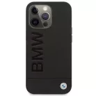 iPhone 14 Pro Max 6,7" fekete BMW BMHMP14XSLLBK fliptok Signature Logo Imprint Magsafe