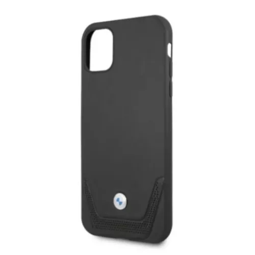iPhone 11 Fekete BMW Leather Perforate bőrtok (BMHCN61RSWPK)
