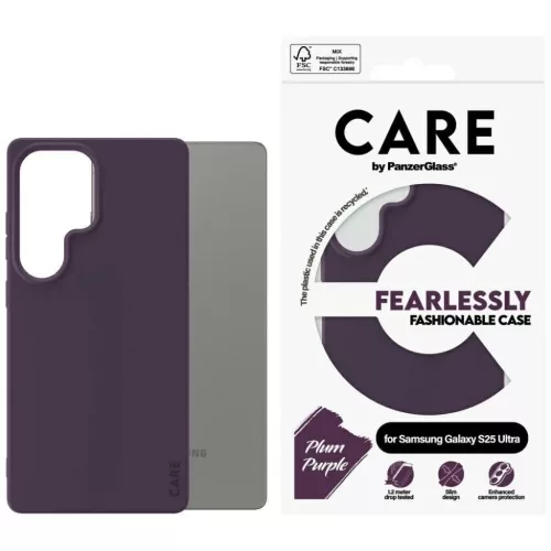 Samsung Galaxy S25 Ultra Lila CARE by PanzerGlass Fashion tok