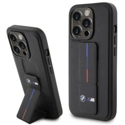 iPhone 15 Pro Max BMW Grip Hot Stamp tok - fekete