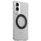 CARE by PanzerGlass Feature Fekete kitámasztós & QI Tok Samsung Galaxy S25 Edge - Átlátszó tok