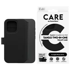   CARE by PanzerGlass Feature Tango 2in1 Wallet MagSafe Tok iPhone 16 Pro - Fekete