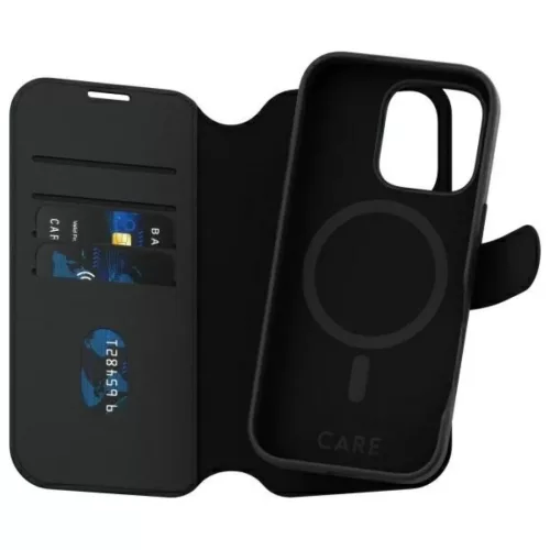 CARE by PanzerGlass Feature Tango 2in1 Wallet MagSafe Tok iPhone 16 Pro - Fekete