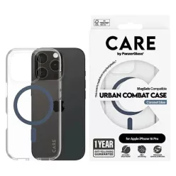   CARE by PanzerGlass Flagship tok iPhone 16 Pro 6.3" kék/kék MagSafe tok