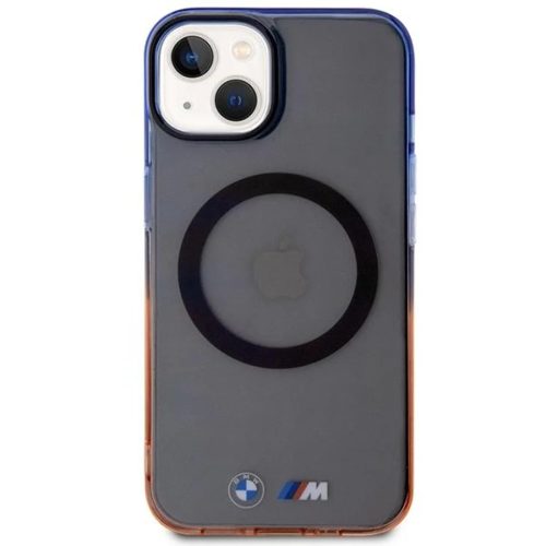 iPhone 14 Plus szürke BMW BMHMP14MHTGE Gradient Bumper MagSafe tok
