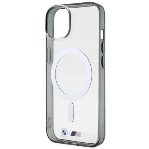 iPhone 14 Átlátszó BMW BMHMP14SHCRS Silver Ring MagSafe telefontok