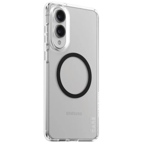 CARE by PanzerGlass Flagship Urban Combat Black QI tok Samsung Galaxy S25 Edge-hez - Átlátszó