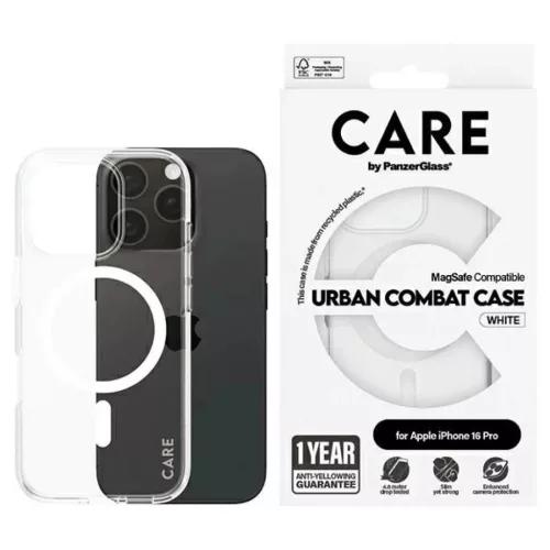 iPhone 16 Pro 6.3" fekete/fekete CARE by PanzerGlass Flagship tok MagSafe 1346 tok