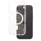 CARE by PanzerGlass Csúcskategóriás Csillagos Fény Tok iPhone 16 Pro 6.3" fehér/fehér MagSafe 1342 tok