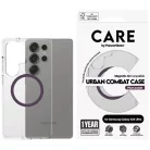 Samsung Galaxy S25 Ultra Átlátszó CARE by PanzerGlass Flagship Urban Combat Lila QI Tok