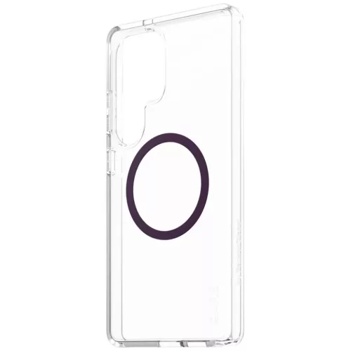 Samsung Galaxy S25 Ultra Átlátszó CARE by PanzerGlass Flagship Urban Combat Lila QI Tok