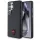 Samsung Galaxy S25 Ultra Fekete DKNY Bőr Heart of NY tok