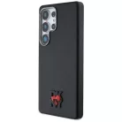 Samsung Galaxy S25 Ultra Fekete DKNY Bőr Heart of NY tok