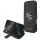 iPhone 17 Pro Guess Book 4G Metal Logo fekete tok