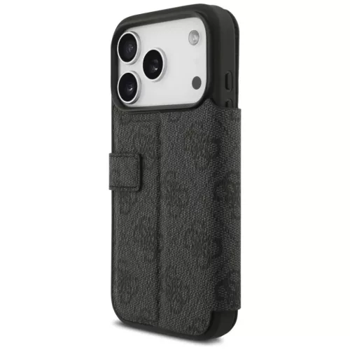 iPhone 17 Pro Guess Book 4G Metal Logo fekete tok