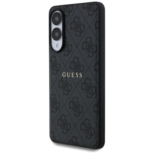 Guess 4G Gyűrűs Classic Logo MagSafe Samsung Galaxy S25 Edge fekete tok