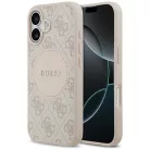 iPhone 17 Guess 4G Circle Classic Logo MagSafe rózsaszín tok