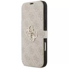 iPhone 17 Pro Max Guess Book 4G Metal Logo rózsaszín tok