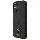 iPhone 17 fekete Guess 4G Small Classic Logo MagSafe tok