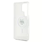 KARL LAGERFELD tok SAMSUNG S25 Ultra KLHMS25LHLSCHH (Magnetic IML Metal Choupette Head) fehér tok