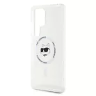 KARL LAGERFELD tok SAMSUNG S25 Ultra KLHMS25LHLSCHH (Magnetic IML Metal Choupette Head) fehér tok