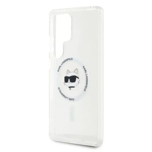 KARL LAGERFELD tok SAMSUNG S25 Ultra KLHMS25LHLSCHH (Magnetic IML Metal Choupette Head) fehér tok