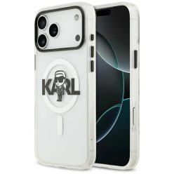   iPhone 17 Pro Max Átlátszó Karl Lagerfeld - IML MagSafe Sketch Logo (KLHMP17XHGKIGKBT) tok