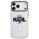 iPhone 17 Pro Max Átlátszó Karl Lagerfeld - IML MagSafe Sketch Logo (KLHMP17XHGKIGKBT) tok