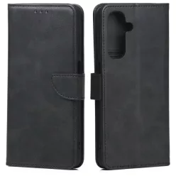 Marv Wallet fliptok Samsung Galaxy A17 4G-hez, fekete tok