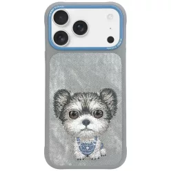 iPhone 17 Szürke Nimmy Nagyszemű Kedvenc 2.0 Kutyás tok