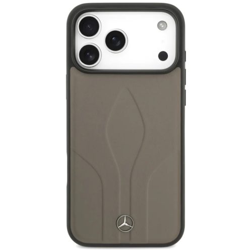 iPhone 17 Pro Max Mercedes bőrtok The Move MagSafe tok taupe