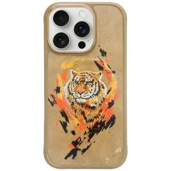   NIMMY tok TIGER kompatibilis MagSafe-el IPHONE 16 Pro-hoz világosbarna